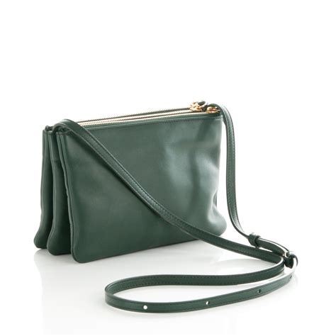 celine dark green trio bag|celine trio bag pinterest.